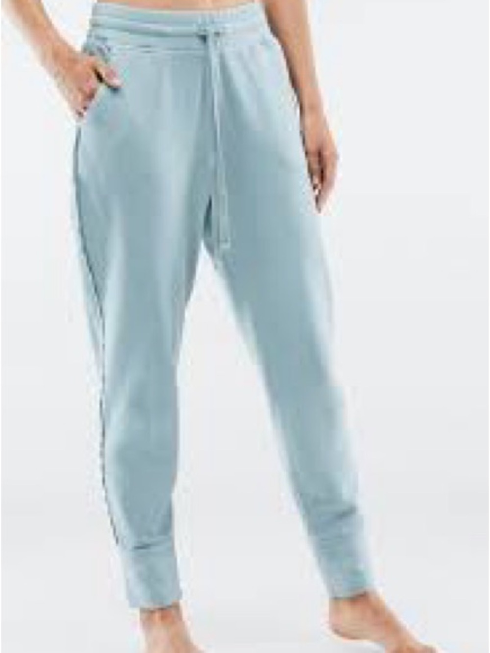 Fabletics Pale Blue Drawstring Jogger Pants